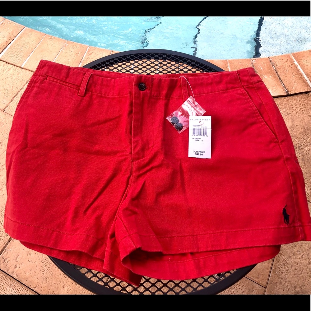 Ralph Lauren red shorts